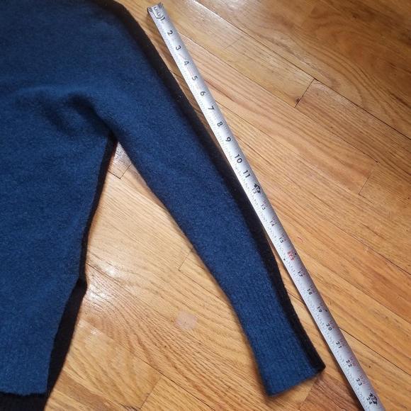 Athleta Transit Womens Colorblock Turtleneck SM Sweater Merino Wool Blend Soft - Picture 9 of 11